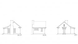 Cates Creek Cottage - Elevations
