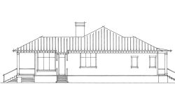 Whispering Pines - Left Elevation_2400